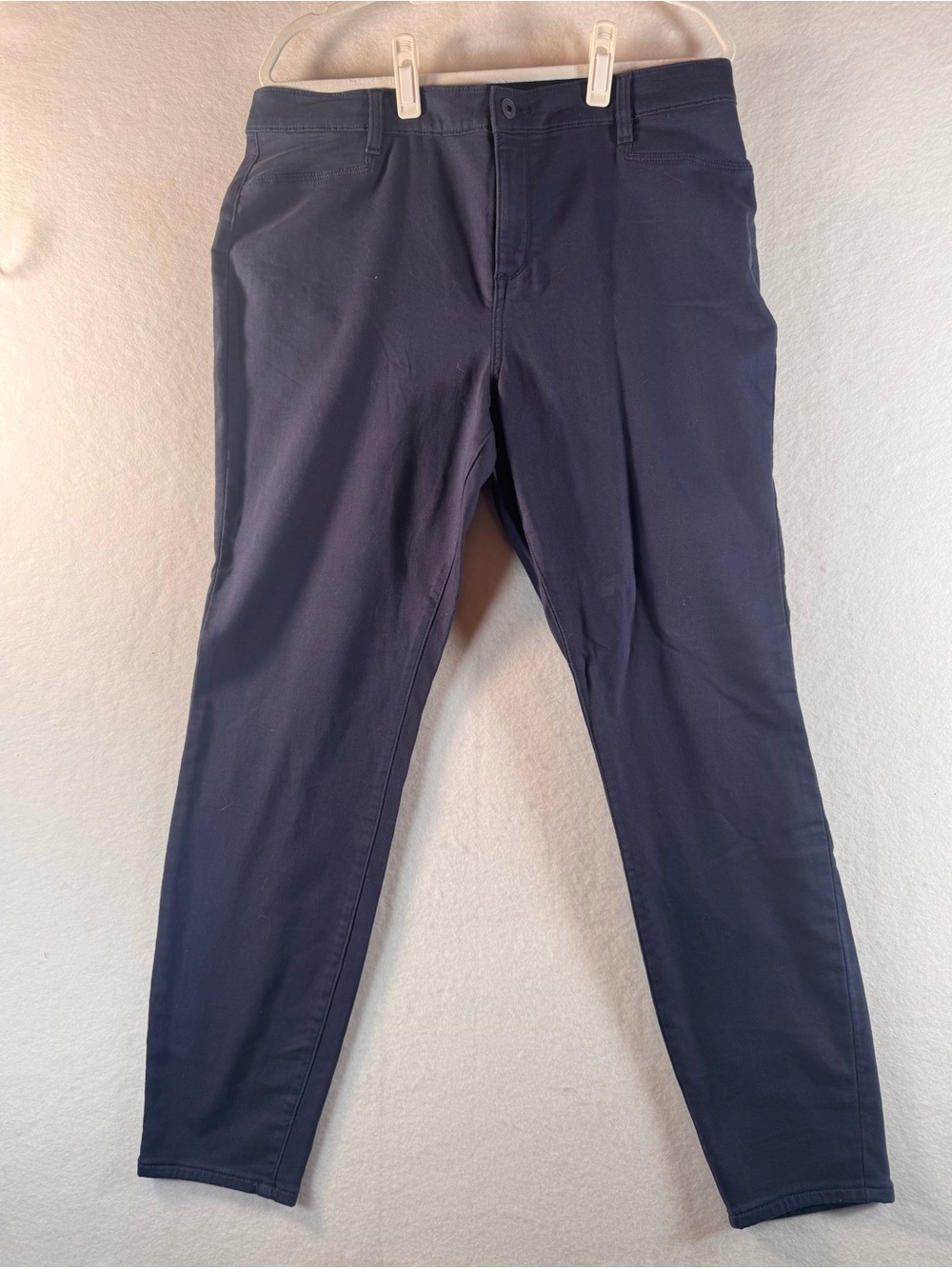 NWT GAP Women’s Stretch Skinny Ankle Pants Navy Blue Size 16: